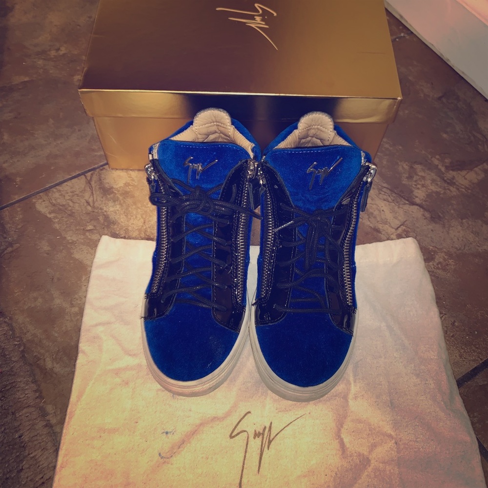 Giuseppe Zanotti Kids ( black/blue Veronica Snea)